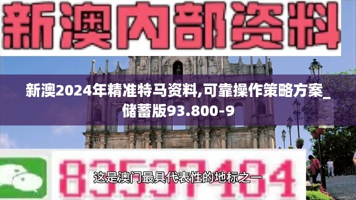 新澳2024年精准特马资料,可靠操作策略方案_储蓄版93.800-9