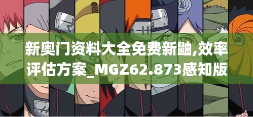 新奥门资料大全免费新鼬,效率评估方案_MGZ62.873感知版