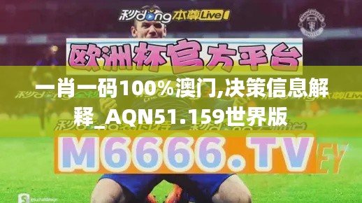 一肖一码100%澳门,决策信息解释_AQN51.159世界版