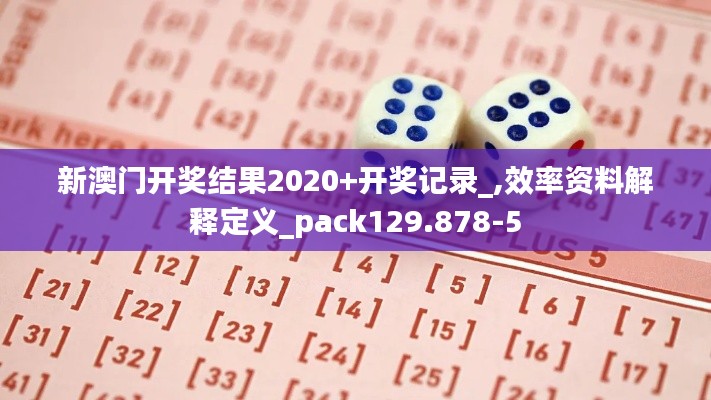 新澳门开奖结果2020+开奖记录_,效率资料解释定义_pack129.878-5