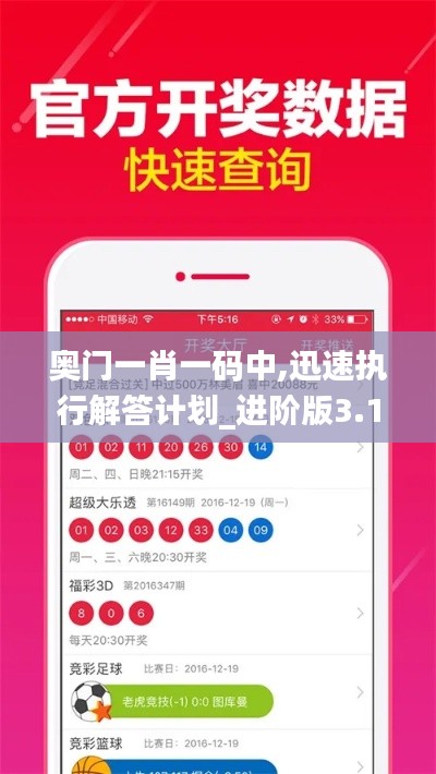 奥门一肖一码中,迅速执行解答计划_进阶版3.124